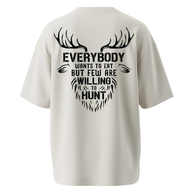 Camiseta Oversized - Willing to Hunt