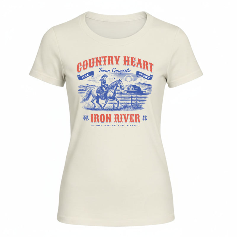 Camiseta Feminina - Country Heart