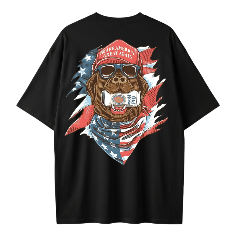 Camiseta Oversized - Freedom Dog