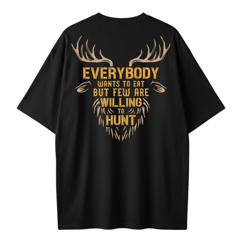 Camiseta Oversized - Willing to Hunt