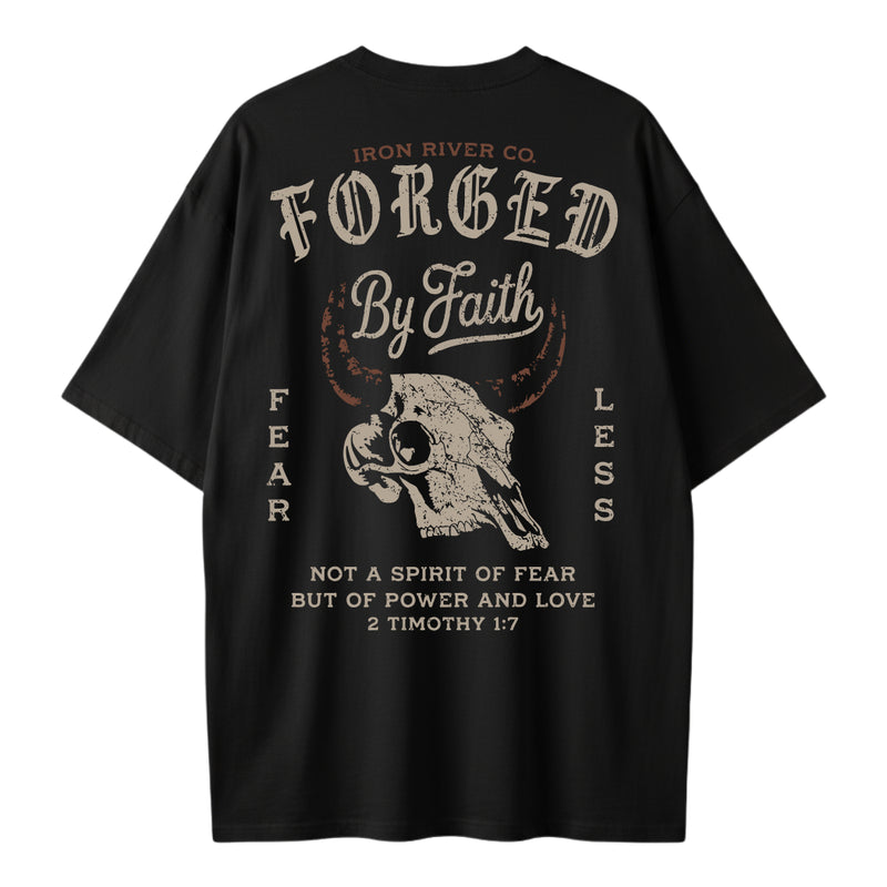 Camiseta Oversized - Forged By Faith