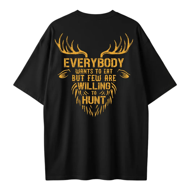 Camiseta Oversized - Willing to Hunt