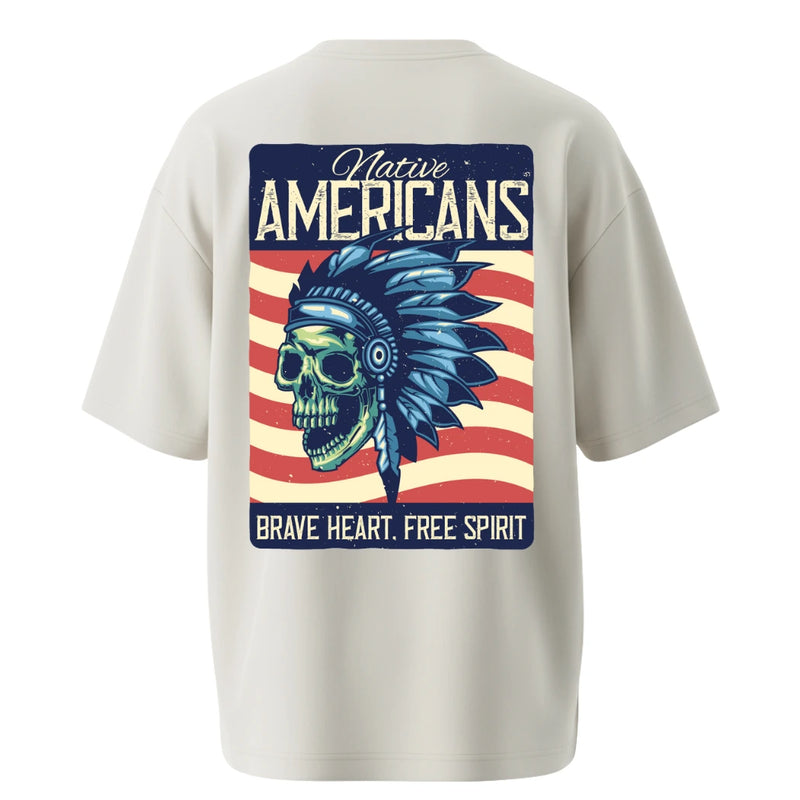 Camiseta Oversized - Native Americans