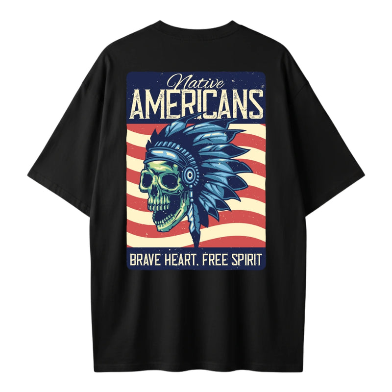 Camiseta Oversized - Native Americans